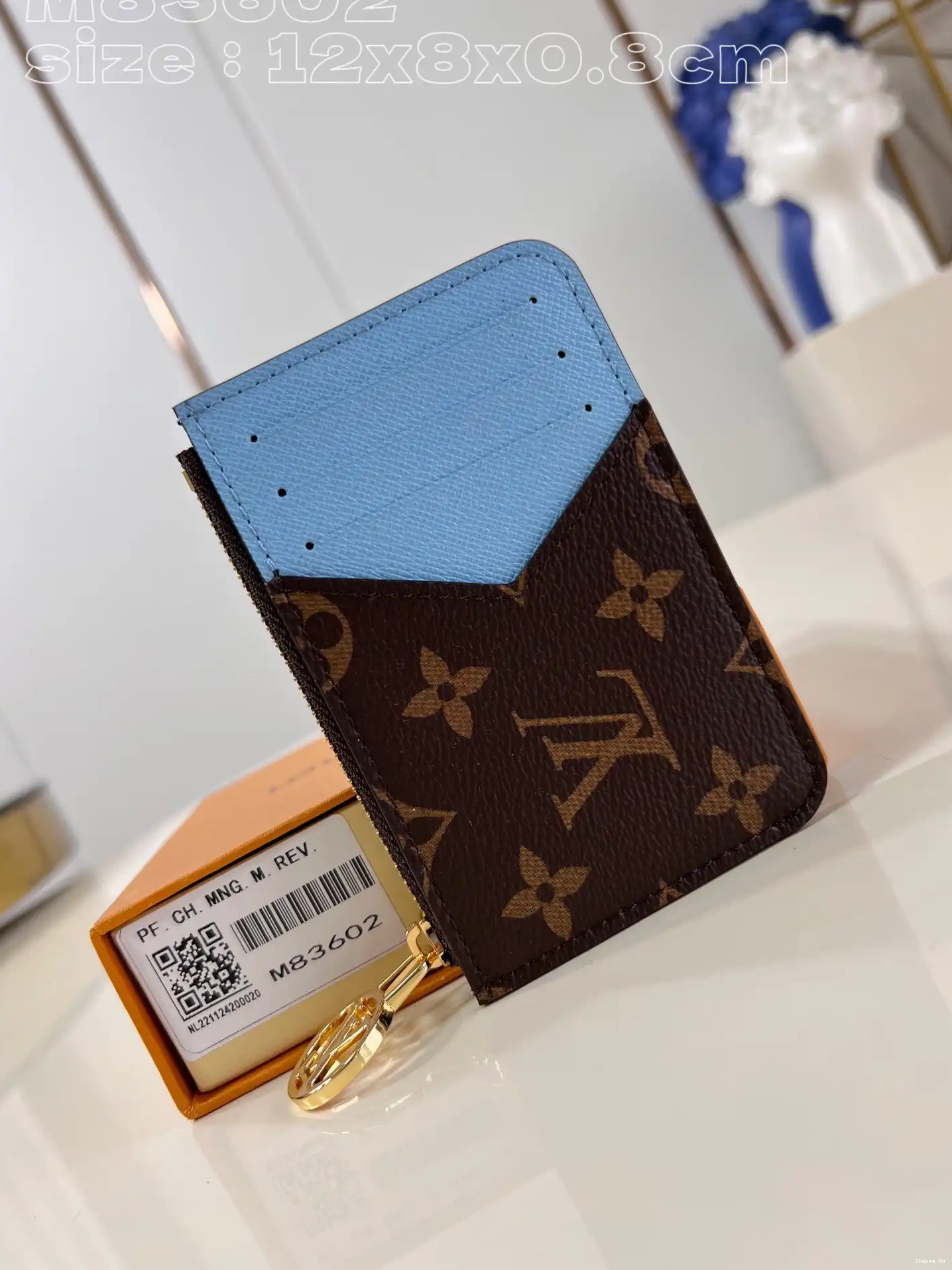 LOUIS VUITTON Holder-12*8*0.8cm Card Romy 0606